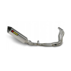 Scarico completo Linea Racing (TITANIO) AKRAPOVIC inox Non omologato fondello in carbonio fodero in titanio per KAWASAKI Z 1000 / Z 1000 SX (2010-2013)
