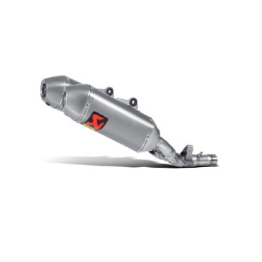 Coppia Silenziatori Non Omologato Slip-On Line (Titanium) AKRAPOVIC per CROSS HONDA CRF 250 R (2016>)