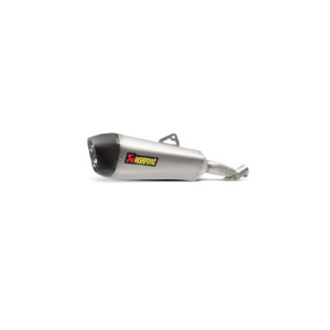 Terminale di scarico AKRAPOVIC Linea Slip on (TITANIO) Omologato per HONDA VFR 1200X CROSSTOURER (2016-2017)