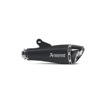 TERMINALE DI SCARICO AKRAPOVIC Slip-on (BLACK) OMOLOGATO PER BMW R NINET (2014-2016)