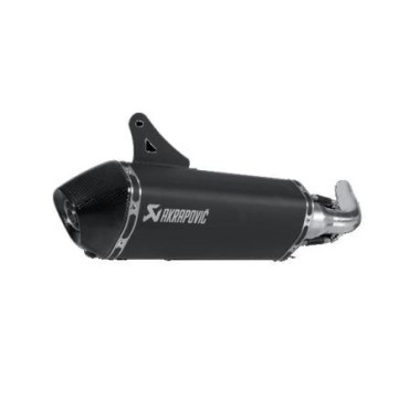 Terminale di scarico AKRAPOVIC Omologato Slip-On Line (SS) per PIAGGIO VESPA GTS 300 / GTV 300 (2017)