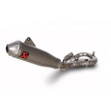 Scarico completo Akrapovic in inox fodero titanio 112 DB NON omologato per YAMAHA YZ 250 F (2014-2016) - - WR 250 F (2015-2016)