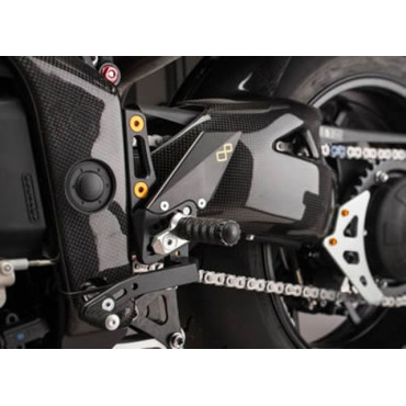 PROTEZIONE FORCELLONE CARBONIO per TRIUMPH SPEED TRIPLE 1050 (2011/2015)