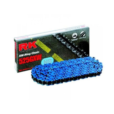 CATENA RK 525GXW 120 MAGLIE CLF COLORE BLU CON XW-RING