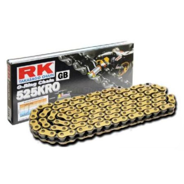 CATENA RK 525KRO COLORE ORO 120 MAGLIE CLF CON O-RING