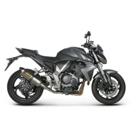 Terminale di scarico Akrapovic SPLIT-ON Esagonale Titanio / Carbonio con DB-Killer Omologato HONDA CB 1000 R (2008/2014)