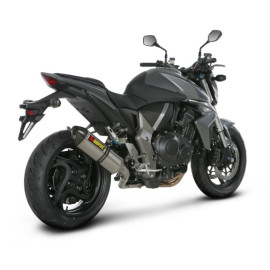 Terminale di scarico Akrapovic SPLIT-ON Esagonale Titanio / Carbonio con DB-Killer Omologato HONDA CB 1000 R (2008/2014)