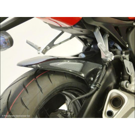 Parafango Posteriore  Colore BIANCO - RETINA ARGENTO per HONDA CBR1000RR 08-13 (ABS MODEL)