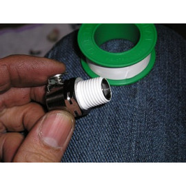 Attacco Innesto Rapido Benzina FEMMINA in OTTONE cromato passo 1/4 di pollice. Diametro 14 mm c.ca per TRIUMPH - sostitutivo originale PFKL1199484