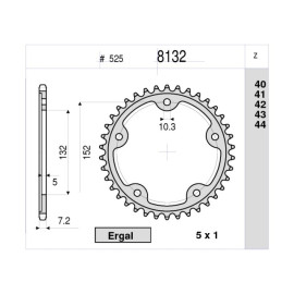 KIT Trasmissione DID - PIGNONE 16 - CORONA 41 - CATENA DID 525 ZVMX G&G 112 MAGLIE per MV AGUSTA BRUTALE 800 - DRAGSTER (2013-2014) - RIVALE 800 (2013-2014)