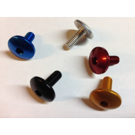 VITE CON TESTA BOMBATA IN ERGAL  M5 LUNGHEZZA  10mm