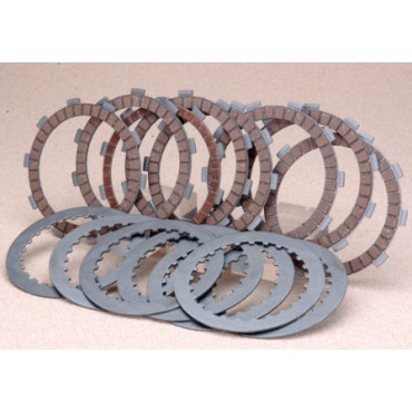 Dischi Frizione Conduttori + Condotti NEWFREN per GILERA DAKOTA 350 - DAKOTA 500 - ER 500 - XRT 350