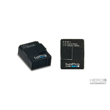 BATTERIA AL LITIO PER HERO 3 - RECHARGEABLE BATTERY HERO 3 - BATTERIA AL LITIO PER HERO 3 - RECHARGEABLE BATTERY HERO 3 -