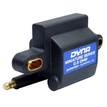 Kit Bobine DYNA MINI SERIES (nere) scintilla singola - SINGOLA USCITA - interasse fissaggio da 75mm a 90mm