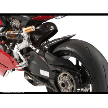 Parafango Posteriore  Colore CARBONIO - RETINA ORO per DUCATI 1199 PANIGALE (12-13)