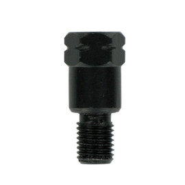 ADATTATORE UNIVERSALE NERO PER  SPECCHIO PASSO SUPERIORE M. 8 DESTRO - PASSO INFERIORE M. 8 DESTRO
