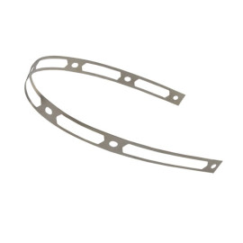 Fascetta di Ricambio in Titanio Forata per scarico Akrapovic misura mm 386 X 16