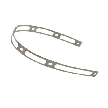 Fascetta di Ricambio in Titanio Forata per scarico Akrapovic misura mm 386 X 16