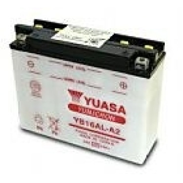 Batteria Yuasa YB16AL-A2 Ah 16 DIMENSIONI 207x72x164