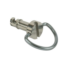 Gancio o Sgancio Rapido ad Anello ARGENTO diametro 6mm lunghezza utile 12mm lunghezza totale 15