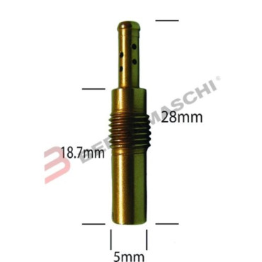 Getto del minimo con 8 fori da 2mm per carburatore KEIHIN EBC 424-21 da 60