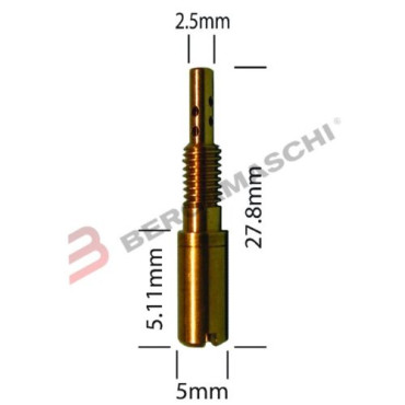 Getto del minimo con 8 fori da 2.5mm per carburatore MIKUNI EBC 224-10 da 45