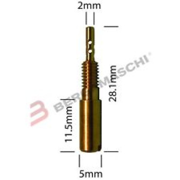 Getto del minimo con 8 fori da 2mm per carburatore MIKUNI EBC28/486 da 42.5