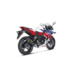 Silenziatore Non omologato AKRAPOVIC Linea Slip on (CARBONIO) fodero in carbonio per HONDA CBR 300 R (2014>)