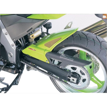 Parafango Posteriore  Colore NERO - RETINA ARGENTO per KAWASAKI ZX6-R B1-B2 (03-04) / Z750 (04-06) / Z1000 (03-06)