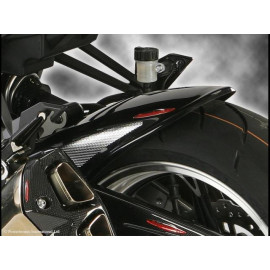 Parafango Posteriore CARBON LOOK-SILVER MESH per KAWASAKI Z1000 (10-13) / Z1000SX (11-13)