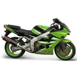 Scarico Akrapovic BOLT-ON CARBONIO Titanio / Carbonio Omologati KAWASAKI ZX-6R NINJA (1998/2002)