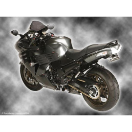 Parafango Posteriore CARBON LOOK-SILVER MESH per KAWASAKI ZZR1400 (06-11) / ZX-14R (06-11) (V4-0709 (ABS & NON ABS)