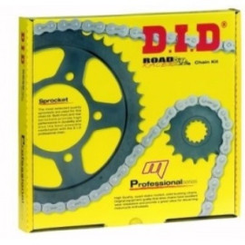 KIT TRASMISSIONE DID CORONA IN ACCIAIO CON CATENA DID520VX2 MAGLIE 98 CORONA 38 PIGNONE 15 PER DUCATI 900 I.E (2000-2001)