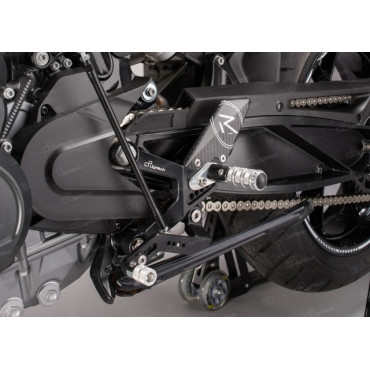 PEDANE REGOLABILI CON POGGIAPIEDE FISSO - KTM 790 DUKE (2018>)