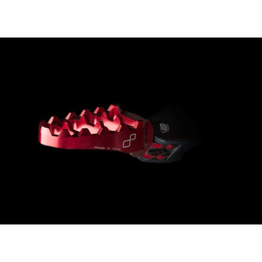 Poggiapiede passeggero  Lightech per DUCATI HYPERSTRADA 821 / HYPERMOTARD 821 (2013) - COLORE NERO -