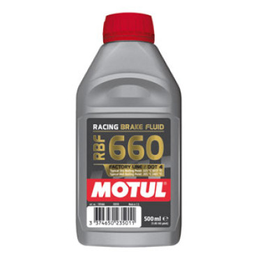 OLIO FRENI MOTUL  MOTUL RBF660 FACTORY LINE Punto di ebollizione a secco: 325 ° C.