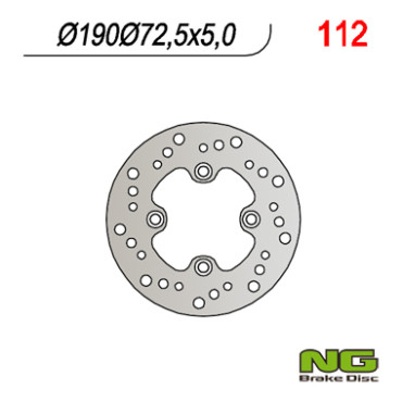 Disco Freno Anteriore NG per HONDA CN 250 (1990-2002) Disco Freno Anteriore NG per HONDA CN 250 (1990-2002)