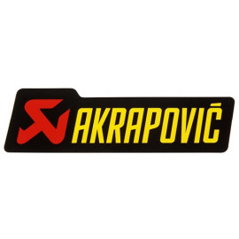 Adesivo Akrapovic resistente al calore 180x53mm