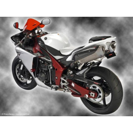 PARAFANGO POSTERIORE colore BIANCO - RETINA ARGENTO per YAMAHA YZF1000R1 (09-13)