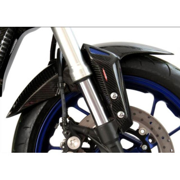 PARAFANGO ANTERIORE IN CARBONIO - YAMAHA MT-09 14/FZ-09 14 Colore CARBONIO - RETINA ORO
