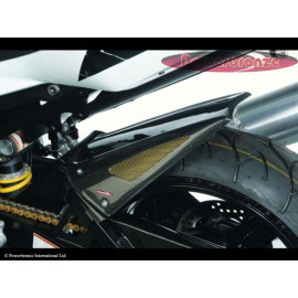 Parafango Posteriore NERO - RETINA ARGENTO per SUZUKI GSXR1000 (03-04)