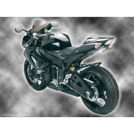 Parafango Posteriore Colore BIANCO - RETINA ARGENTO per SUZUKI GSXR600 (06-10) / GSXR750 (06-10)