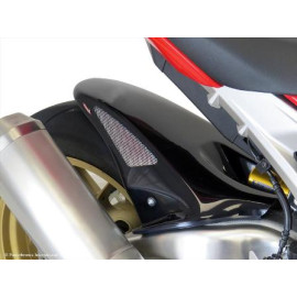 Parafango Posteriore Lungo in ABS Nero lucido con griglia Argento- No Copricatena - per HONDA CBR 1000 RR / SP / SP2 (2017>)