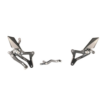 Pedane regolabili con poggiapiede FISSO Lightech YAMAHA R1 (2009-2014)