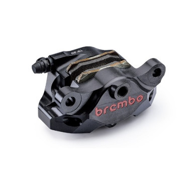 Pinza Posteriore 84 mm P2 34 CNC SUPER SPORT  (Con pastiglie) - MONTA SU ATTACCO ORIGINALE APRILIA E DUCATI - Anodizzata Nera -