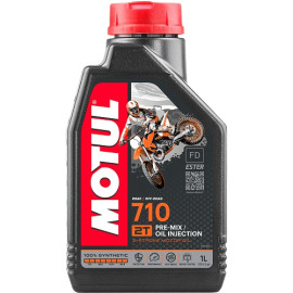 OLIO LUBRIFICANTE AD ALTE PRESTAZIONI 2T MOTUL 710 100% Sintetico