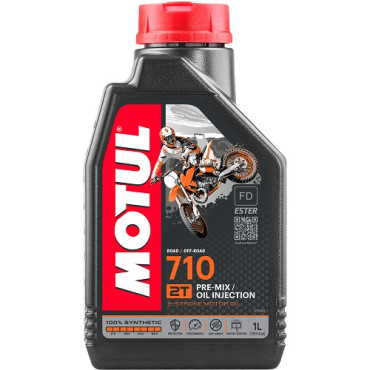 OLIO LUBRIFICANTE AD ALTE PRESTAZIONI 2T MOTUL 710 100% Sintetico OLIO LUBRIFICANTE AD ALTE PRESTAZIONI 2T MOTUL 710 100% Sintetico