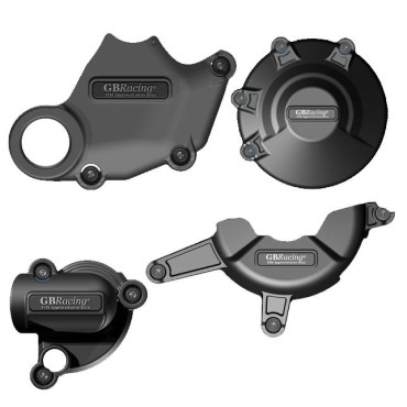 KIT PROTEZIONE CARTER COMPLETO GB RACING ISPEZIONE OLIO + ALTERNATORE + POMPA ACQUA + CARTER FRIZIONE PER DUCATI 848