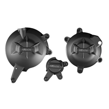 KIT PROTEZIONE CARTER GB RACING ALTERNATORE + FRIZIONE + PICK-UP PER KAWASAKI ER6 (2006-2014) / VERSYS (2006-2014)