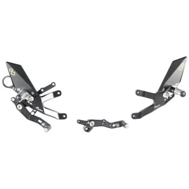 Pedana regolabile LIGHTECH poggiapiede snodato per BMW S 1000 RR (2015>)